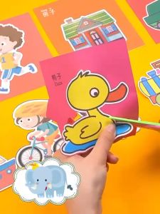Paper Cutting Mainan Aktivitas Menggunting Gambar Kertas Mainan Edukatif Anak DIY PAPER CUT