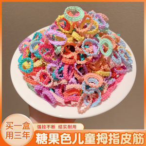 High Elasticity Childrens Hair Ties Girls Hair Bands No Damage to Hair Sweet Style Finger Hair Bands for Little Girls