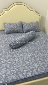 Bộ Ga Gối Cotton Đũi Hàn Trần Bông Cao CấpSet 3 Món Cotton Đũi Mềm Mịn Thoáng Mát Thấm Hút Mồ Hôi