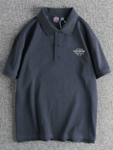 Áo Thun Polo Cổ Bẻ Dáng Rộng Mùa Hè Cho Nam Cỡ Lớn 300 Pound in Họa Tiết American Casual Fashion Wild Boar Brand