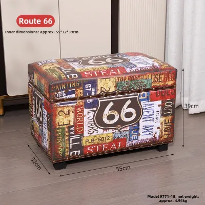Creative Multi-Functional Long Sofa Storage Bench Home Entrance Shoe Changing Bench Living Room Bedroom Storage Bench