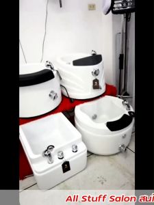 Foot bath อ่างสปาเท้า แถมฟรีแท่นวางเท้า อ่างนวดเท้า อ่างเสริมสวยเท้า อ่างแช่เท้า อ่างล้างเท้า รองรับระบบน้ำร้อน-เย็น