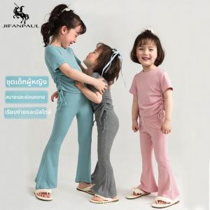 JIFANPAUL | Girls Summer Casual Outfit T-Shirt Shorts Set