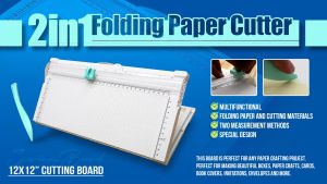 Print Digital 12inch 2 in 1 Multi-Function Foldable Paper Cutter