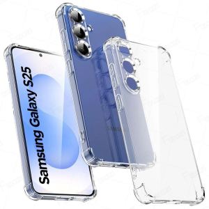 Four Corner Anti-Drop Shockproof Clear Phone Case For Samsung Galaxy S25 S24 S23 S22 S21 S20 S10 Note 20 10 Plus Ultra A05 s A06 A16 A26 A36 A56 A13 A23 A33 A53 A14 A15 A34 A54 A12 A22 A32 A52 A25 A35 A55 A11 A31 A51 A10 A20 A21 A30 A50 A70 A71 A72 4G 5G