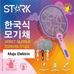 Raket Nyamuk Stark 007 New Murah Bagus MJ Elektrik