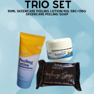 Trio Set 50ml SkeenCare Peeling Lotion+10g SBC+Premium Peeling Soap
