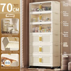 ZHUOLESHI | Foldable Multi-layer Storage Cabinet