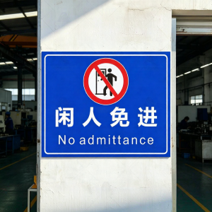 RUIKELAIXIANG | Access Forbidden Warning Sign No Trespassing