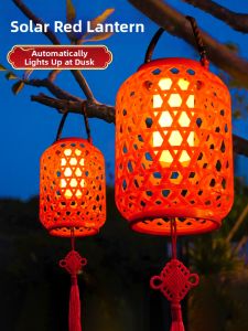 Festival Decorative Lantern for Hanging or Handheld Outdoor Solar Light