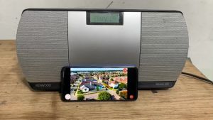 bán Dock nghe nhạc em đài đa năng  Blutooth Kenwood  CR - D3  hát  cực tốt cực hay bãi nhật về