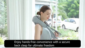 Cordless Shiatsu Neck Shoulder Massager Back And Leg Deep Tissue Massage