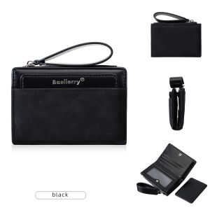New Big Capacity Women Wallets Short Card Holder Female Purse Zipper Coin Pocket Photo Holder Simple Money Clips for Girls