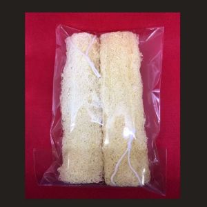 ใยบวบท่อน 6 นิ้ว ร้อยเชือกเล็ก *แพคคู่(2ชิ้น)*ใยบวบ ใยบวบขัดตัว ใยบวบขัดผิว ใยบวบไทย Luffa Thai ใยบวบขับสารพิษ