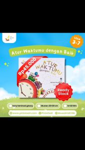 OKALINA - Buku Atur Waktumu dengan Baik Soft Cover Pinisi Samudera Ilmu Buku Anak