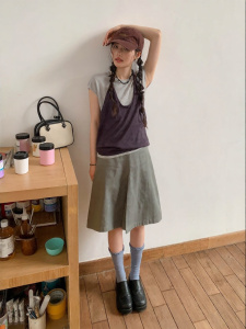 Mixd | Design Fashion A-Line Short/ Mid Skirt