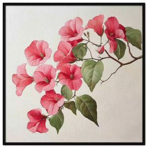 Tranh vẽ hoa giấy. Tranh treo tường dán tường sơn dầu tranh trí canvas. CGI-1427
