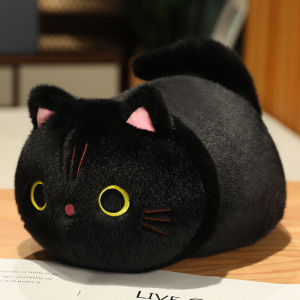 25-50CM Cartoon Kawaii Cat Stuffed Animal Plush Toy Lovely Cat Doll Childrens Sleep Pillow Christmas Kawaii Decorative Gifts