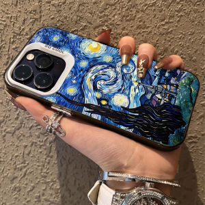 Bandai | Ốp Lưng Van Gogh Swirl Starry Galaxy A Series - Chống Trầy Xước Chống Bụi Thiết Kế Mờ Nhẹ Nhàng Dành Cho Samsung A26 A36 A56 A25 A35 A55 A34 A54 A13 A33 A53 5G A06 A16 A15 A14 A23 A52 A52S A31