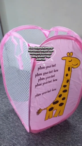 Laundry Bag Keranjang Lipat Tempat Penyimpanan Pakaian Baju Kotor Karakter Lucu Laundry Box Organizer Cucian Pencucian Mesin Cuci - Wadah Baju