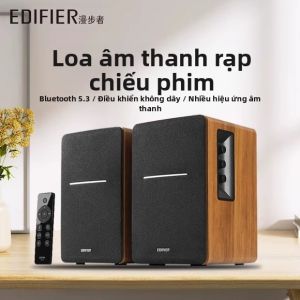Edifier | Loa Kệ Sách cho Nhà Bass Nặng 2.0 Kênh Gỗ