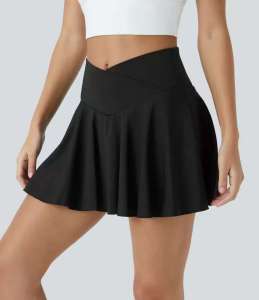 High Waist Tennis A-Line Skirt Fitness Dress