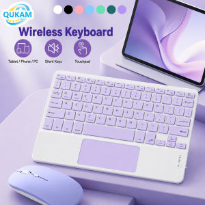 New Bluetooth Wireless Keyboard Mouse With Touchpad Small Pocket Size Long Standby Battery Life For iPad Xiaomi Phone Tablet