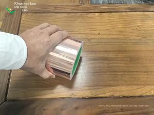 EELHOE | 50mm × EMI Copper Foil Shielding Tape Conductive Self‑Adhesive Barrier Tape for Guitar EMI Noise Shield Application