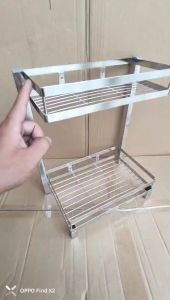 Kệ gia vị đứng 2 tầng inox 304 hàng Việt Nam cực dày