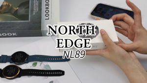 NORTH EDGE NL89 ECG smartwatch HR BP SPO2 sports watch Bluetooth call Bluetooth music IP67 compatible with IOS and Android
