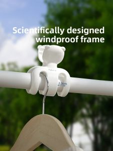 Fasola Windproof Plastic Clothes Drying Clips Multi-functional Home Use Quilt Drying Clips Anti-slip Laundry Clips