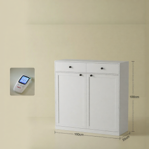 Home Entry Shoe Cabinet Wall Mounted Iron Storage Cabinet