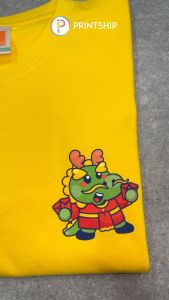 [Adult/Kid] Year of the Dragon Cute Cartoon Chinese New Year CNY Family T-shirt | Custom Text 新年衣服 龙年大吉可爱亲子家庭T恤 客制化文字