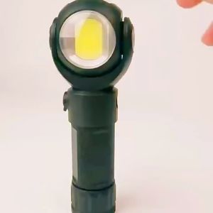 Mutifunctional Work Light Cob Light USB Rechargeable Flashlight Torch T6 Wick 18650 Battery Magnetic Tail 360 Rotation