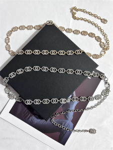 Internet Celebrity Classic Style Metal Waist Chain Accessories Female Ins Fengshui Diamond Chain Belt Decorative One-Piece Split Skirt Chain Fashion
