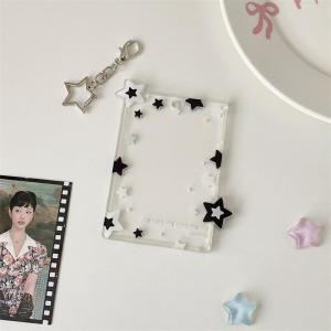 EELHOE | 【Cute Star Photocard Holder 3Inch Card Holder Idol Photo Storage Card Display Protective Pendant Card Organizer Gifts】