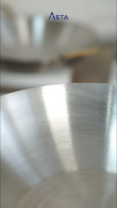 Asta Wajan Flat Wok Stainless Steel Tebal