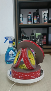 Băng keo 2 mặt cường lực siêu dính màu xám VHB GPL-110 3M - Tốc độ 247 nhiều kích thước dán logo đồ chơi xe dán được nhiều bề mặt như nhựa thủy tinh