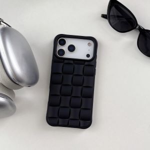 Ốp Điện Thoại iPhone Chống Sốc Kiểu Dệt Màu Trơn - Bảo Vệ Toàn Diện Chống Trầy Xước Trọng Lượng Nhẹ TPU Chống Bụi Chống Trượt Cho 17/16/15/14/13/12 Pro Max Plus 17Air