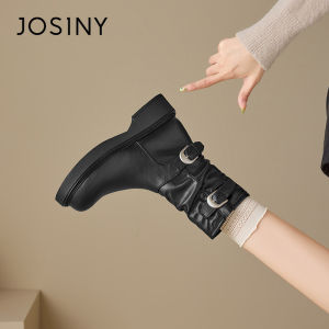 Josiny | Women Autumn Winter New Martin Boots Mid Calf