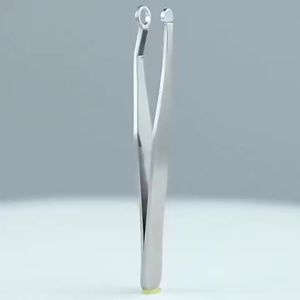 Universal Nose Hair Trimming Tweezers Stainless Steel Eyebrow Nose Hair Cut Manicure Facial Trimming Makeup Scissors Trimmer