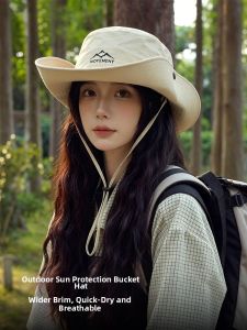 Cgediao | Sunscreen UV Protection Breathable Waterproof Quick-drying Wide-brimmed Fisherman Hat