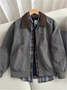 Retro Stylish Detroit Mens Work Jacket