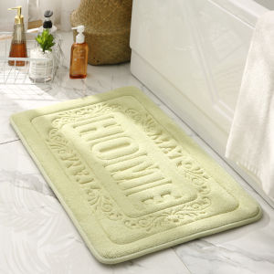 Home Bath Mat Super Absorbent Bathroom Carpets Rugs Soft Memory Foam Floor Bedroom Toilet Floor Shower Rug Decor 45X65CM 50X80CM