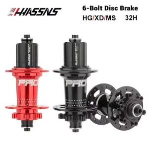 GOLDIX | HASSNS PRO7 Bicycle Hub 32H J-Bend Spokes 135x10mm 142x12mm 12x148mm HG/XD/MS 4Pcs Sealed Bearing for Mountain Bike Freehub