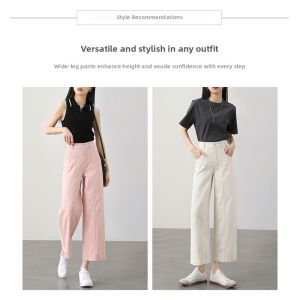 HIPPIE MISS | High Waist Ankle Length Wide Leg Trousers