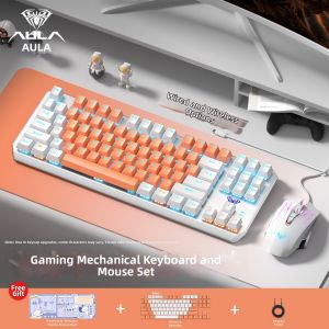 Aula | 20 Lighting Effects Mechanical Keyboard and Mouse Set