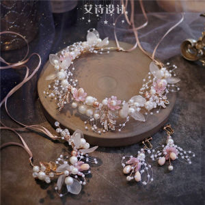 Little Girl Fresh Children Headwear Beautiful Mori Style Headband Garland Fairy Beautiful Princess Hair Accessories Performance Photography Wrist Flower