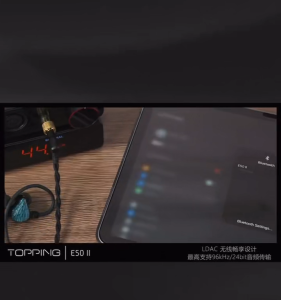 TOPPING E50II HIFI Bluetooth Desktop DAC AK4497S DSD512 with Remote Control APP controlling