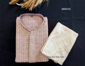 💥ชุดผู้ชายนำเข้าจากอินเดีย 👳‍♂️อัพลุคให้ดูดีมีสไตล์ ด้วยชุด Kurta Pajama สุดหรู! พร้อมส่ง